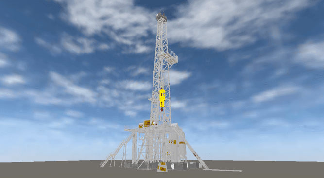 Land Rig DROPS Metaverse scenario preview